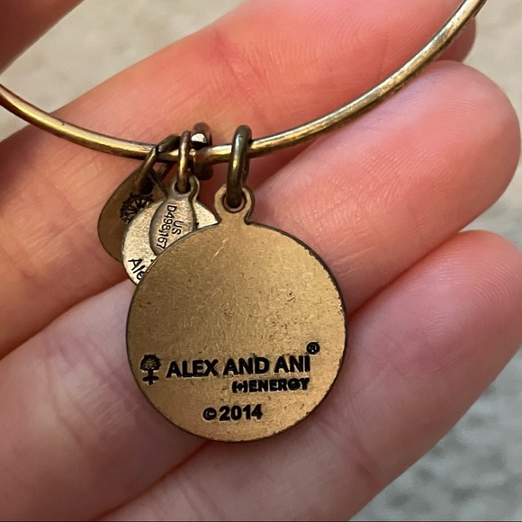 Alex and Ani Four Leaf Clover Bracelet - Picture 3 of 3